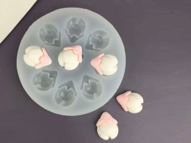 Molde silicona 9 mini capullos